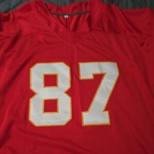 Red Jersey with Number 87